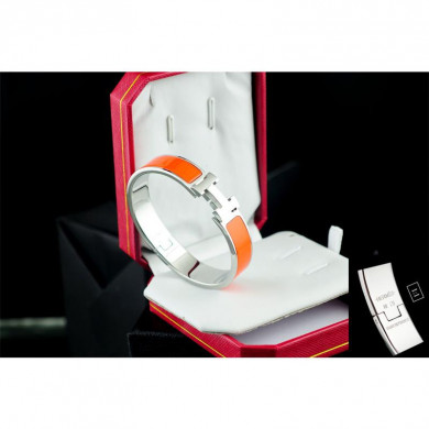 Hermes Bracelets & Bangles Stainless Steel, Perimeter 17cm, width 12mm, thick 3mm