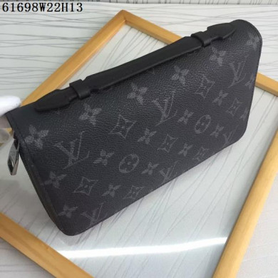 M61698, ZIPPY XL WALLET, Monogram Eclipse Canvas, Louis Vuitton LV WALLET