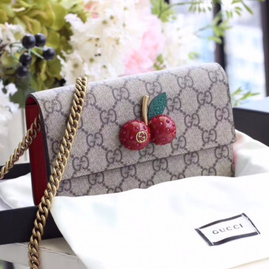 GG Supreme mini bag with cherries,481291,6.5