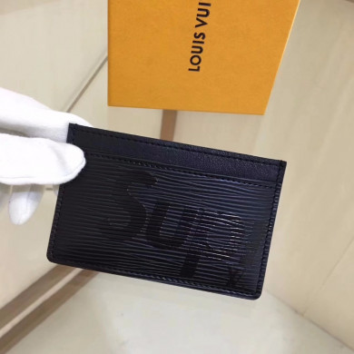 LOUIS VUITTON LV   CARD HOLDER , Epi Leather,  4.3 x 2.7 x 0.2 inches 
