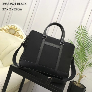 Burberry, 39583521, Crossbody briefcase with leather trim
