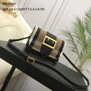 Burberry, 40224601, The Small Buckle Bag in House Check and Leather
