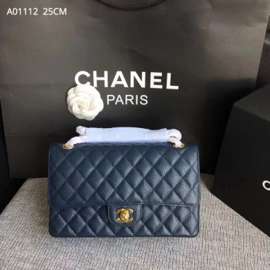 A1112, Chanel Classic Handbag & Cross Body Bag, Grained Calfskin, Original Quality