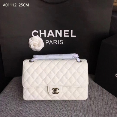 A1112, Chanel Classic Handbag & Cross Body Bag, Grained Calfskin, Original Quality