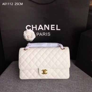 A1112, Chanel Classic Handbag & Cross Body Bag, Grained Calfskin, Original Quality