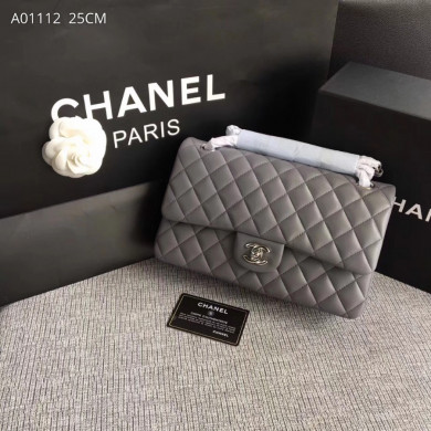 A01112, Chanel Classic Handbag & Cross Body Bag, LAMBSKIN, Original Quality