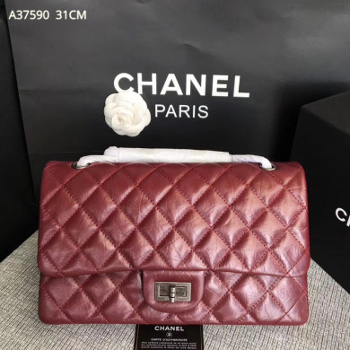 A37590, Chanel Classic Handbag & Cross Body Bag, AGED CALFSKIN, Original Quality