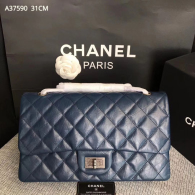 A37590, Chanel Classic Handbag & Cross Body Bag, AGED CALFSKIN, Original Quality