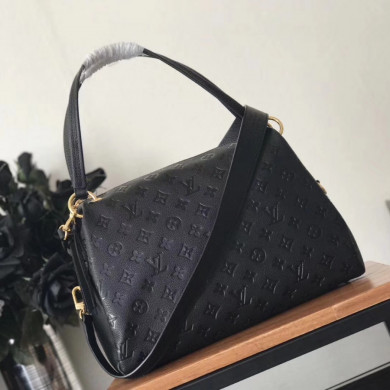 M43719, LOUIS VUITTON LV, PONTHIEU PM Monogram Empreinte leather