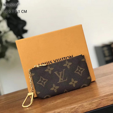 M62650, LOUIS VUITTON LV, KEY POUCH Monogram Canvas