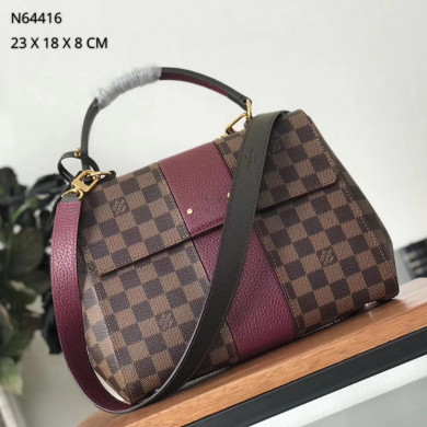 N64416, LOUIS VUITTON LV, Bond Street Mahina Leather Handbag