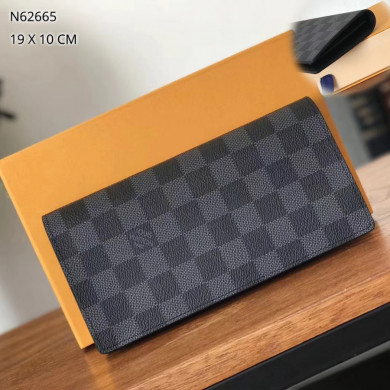 N62665, Louis Vuitton LV, BRAZZA WALLET