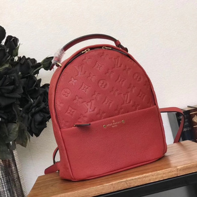 M44015, LOUIS VUITTON LV, SORBONNE BACKPACK Monogram Empreinte leather