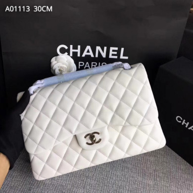 Chanel Handbag, Classic handbag, LAMBSKIN, A01113 30CM