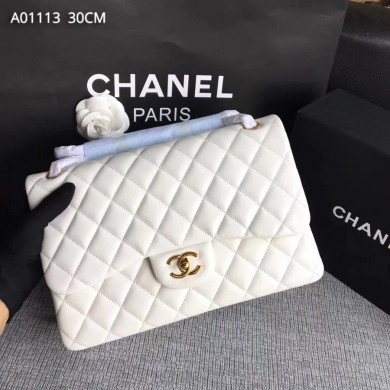 Chanel Handbag, Classic handbag, LAMBSKIN, A01113 30CM