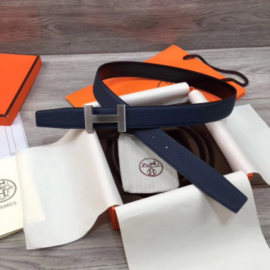 Hermes belt buckle & Reversible leather, Original Quality, 32MM