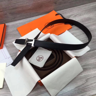Hermes belt buckle & Reversible leather, Original Quality, 32MM