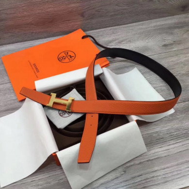 Hermes belt buckle & Reversible leather, Original Quality, 32MM