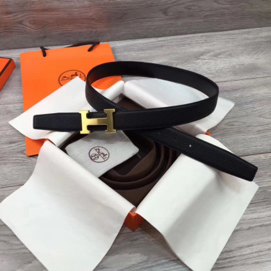 Hermes belt buckle & Reversible leather, Original Quality, 32MM