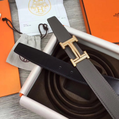 Hermes belt buckle & Reversible leather, Original Quality, 32MM