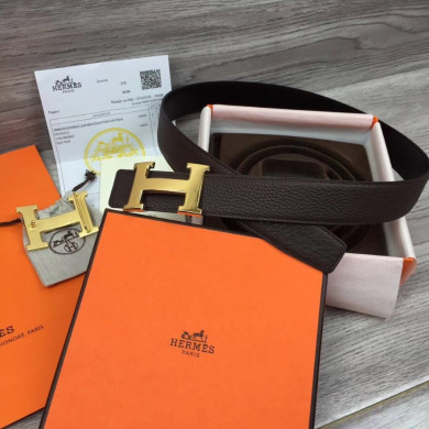 Hermes H belt buckle & Reversible leather, Original Quality 38MM
