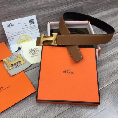 Hermes H belt buckle & Reversible leather, Original Quality 38MM