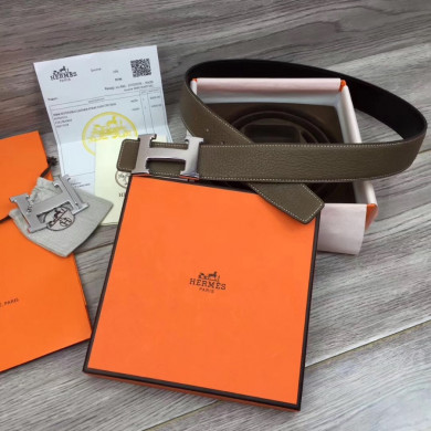 Hermes H belt buckle & Reversible leather, Original Quality 38MM