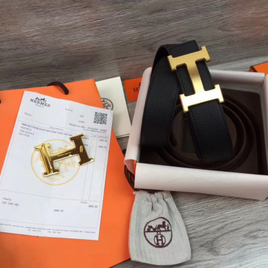 Hermes H belt buckle & Reversible leather, Original Quality 38MM
