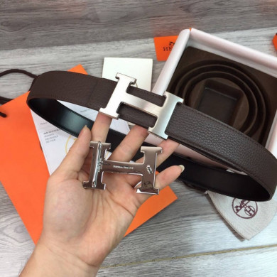 Hermes H belt buckle & Reversible leather, Original Quality 38MM