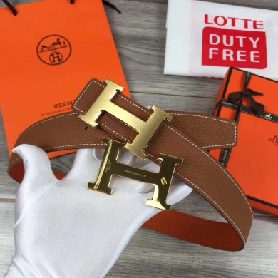 Hermes H belt buckle & Reversible leather, Original Quality 38MM