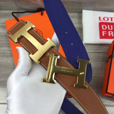 Hermes H belt buckle & Reversible leather, Original Quality 38MM