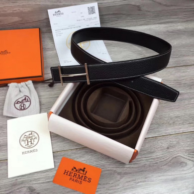 Hermes H belt buckle & Reversible leather, Original Quality 38MM