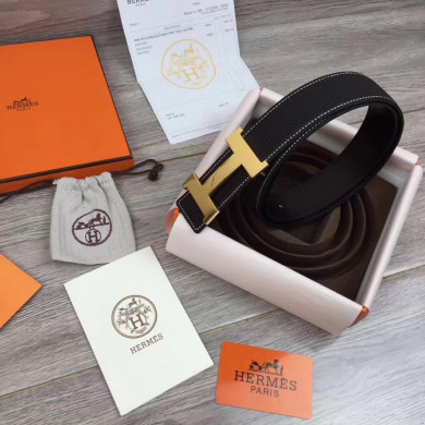 Hermes H belt buckle & Reversible leather, Original Quality 38MM