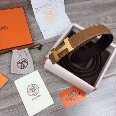 Hermes H belt buckle & Reversible leather, Original Quality 38MM