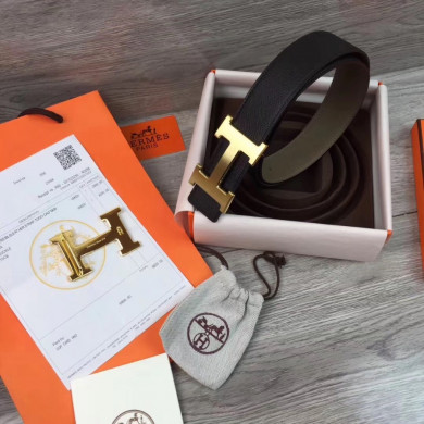 Hermes H belt buckle & Reversible leather, Original Quality 38MM