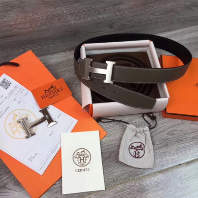 Hermes H belt buckle & Reversible leather, Original Quality 38MM