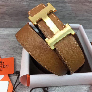 Hermes H belt buckle & Reversible leather, Original Quality 38MM