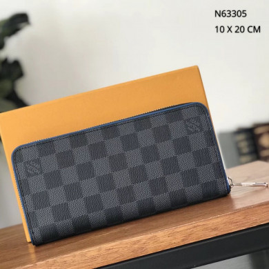 N63305, Louis Vuitton LV, ZIPPY WALLET VERTICAL