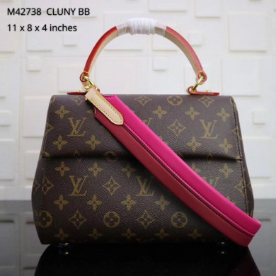 M42738, Louis Vuitton LV, CLUNY BB Monogram