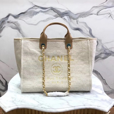 Chanel Handbag & Shopping Bag, CANVAS, CALFSKIN