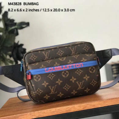 M43828, LOUIS VUITTON LV, BUMBAG PM MONOGRAM MEN BAG