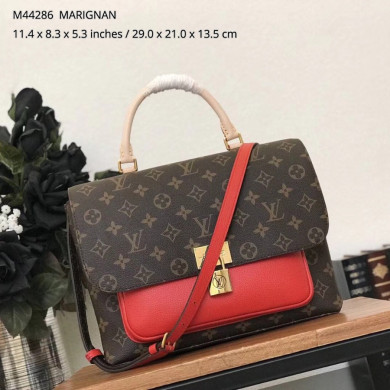 M44286, LOUIS VUITTON LV, MARIGNAN MONOGRAM HANDBAG