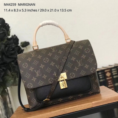M44259, LOUIS VUITTON LV, MARIGNAN MONOGRAM HANDBAG