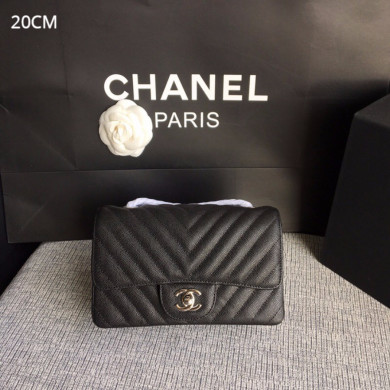 A01116, Classic handbag, Chanel Handbag, 20CM, Caviar