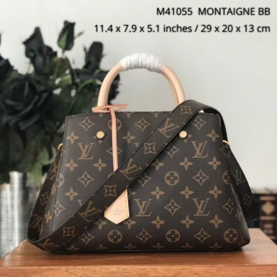 M41055, MONTAIGNE BB, LOUIS VUITTON LV HANDBAG