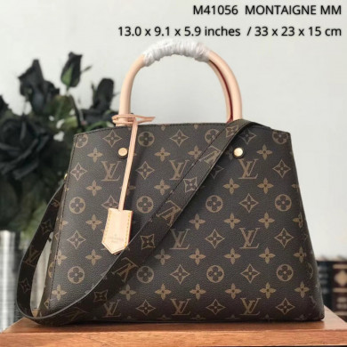 M41056, MONTAIGNE MM, LOUIS VUITTON LV HANDBAG