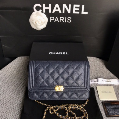 WOC CHANEL LEBOY,  CAVIAR / CALFSKIN