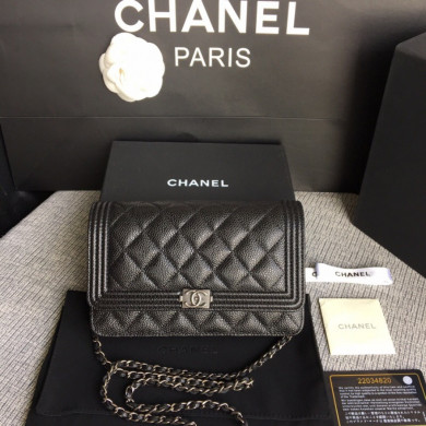 WOC CHANEL LEBOY,  CAVIAR / CALFSKIN