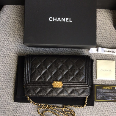 WOC CHANEL LEBOY,  CAVIAR / CALFSKIN