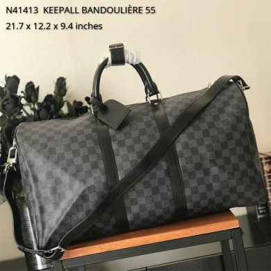 N41413, KEEPALL BANDOULIÈRE 55, Louis Vuitton LV TRAVEL BAG 